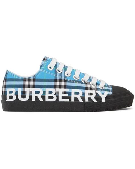 burberry blue larkhall logo low top sneaker|Burberry Men's Larkhall Logo Vintage Check Low Top Sneakers .